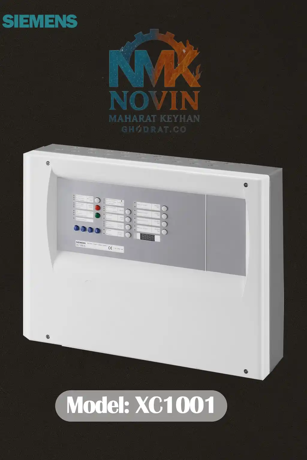 Siemens automatic fire extinguishing control center XC1001 مرکز کنترل اطفا اتوماتیک زیمنس مدل XC1001-A نوین مهارت کیهان